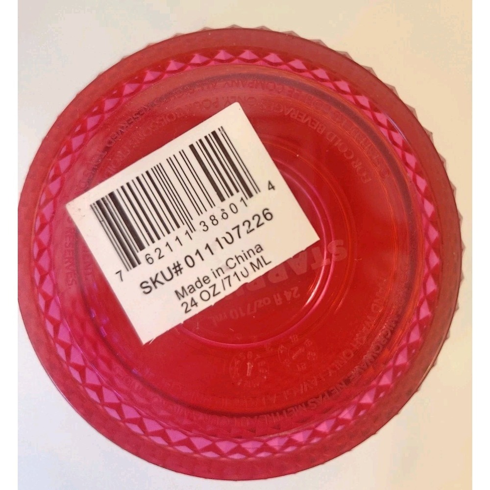 New Starbucks Holiday 2019 Pink Venti Studded Diamond Tumbler Cold Cup 24oz 💎 - Picture 8 of 10